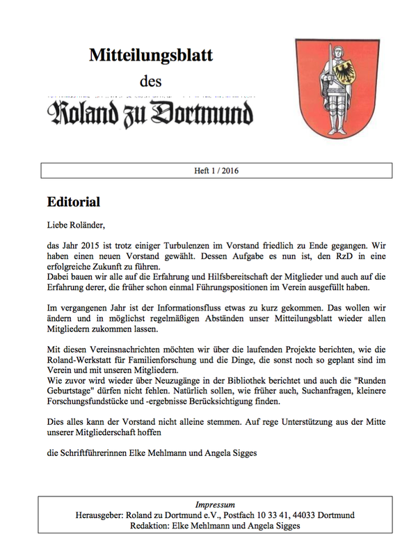 Roland-Mitteilungsblatt 1/2016 zum Herunterladen als PDF